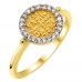 Χρυσό κωνσταντινάτο δαχτυλίδι Κ14